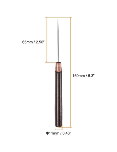 Juego de Agujas de Costura Manual HARFINGTON 3 Piezas Rojo