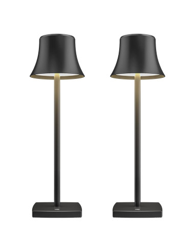 Lámpara de Mesa LED SAKRINGT Recargable 5000mAh Negra