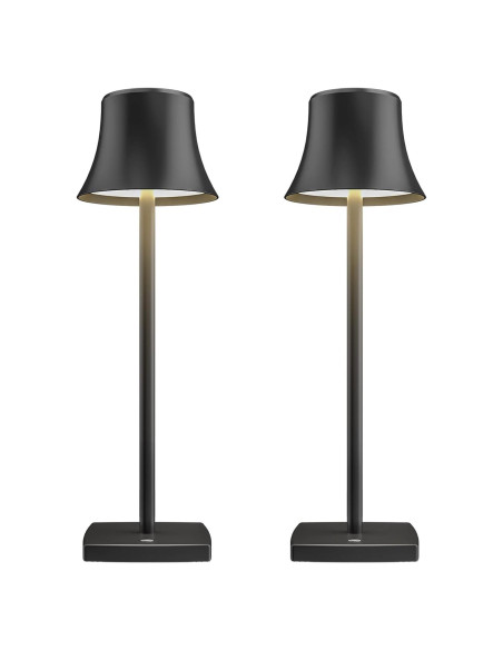 Lámpara de Mesa LED SAKRINGT Recargable 5000mAh Negra