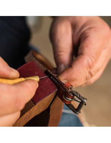 Juego de Agujas de Costura Manual HARFINGTON 3 Piezas Rojo