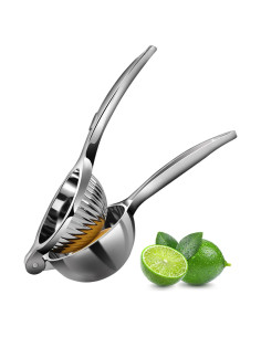 Exprimidor de Limones Rekix, Prensa Manual de Acero Inoxidable