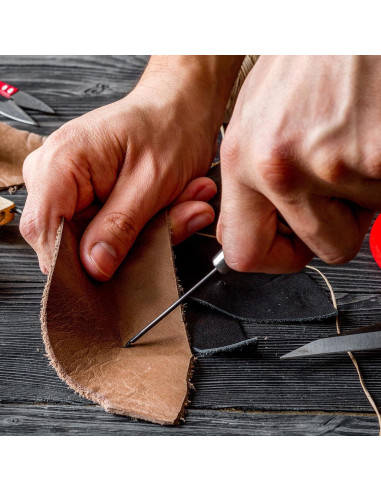 Juego de Agujas de Costura Manual HARFINGTON 3 Piezas Rojo