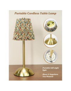 Lámpara de Mesa Inalámbrica JINWEN Modelo PAPER 3 Modos 2