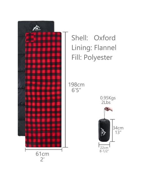 Saco de dormir calefaccionado Mantuole 5 zonas USB 198x61cm