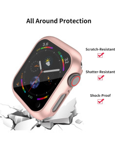 Funda Dura para Apple Watch 40mm PKMH con Protector 2
