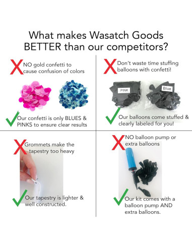 Juego de Revelación de Género Rool con Dardos y Globos