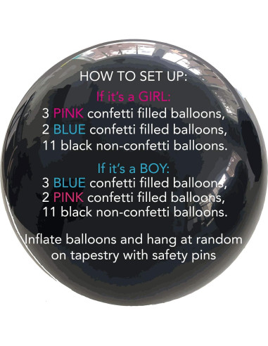 Juego de Revelación de Género Rool con Dardos y Globos