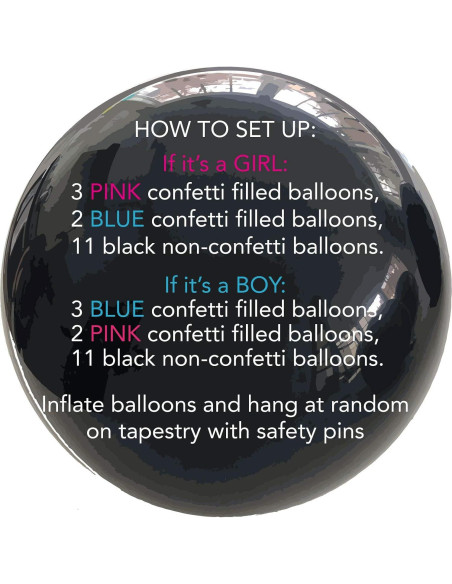 Juego de Revelación de Género Rool con Dardos y Globos