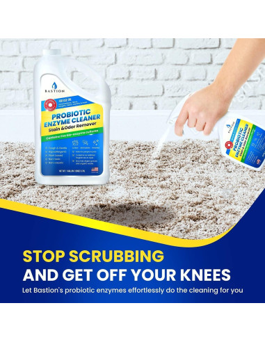 Limpiador Enzimático Probiotico Bastion 128 Oz Pack 4