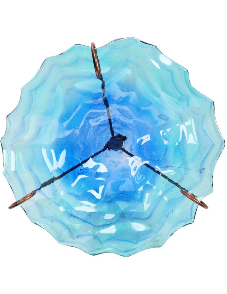 Fuente para Aves VCUTEKA Vidrio Azul con Estaca Metal 1,96kg Fuente para Aves VCUTEKA Vidrio Azul con Estaca Metal 1,96kg