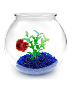 Kit Acuario Mini Newpol 3 Litros Plástico para Peces