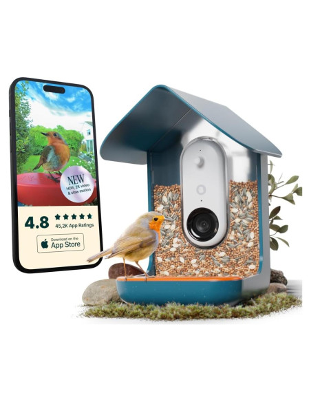 Comedero de Aves Inteligente Bird Buddy Pro - Cámara 2K