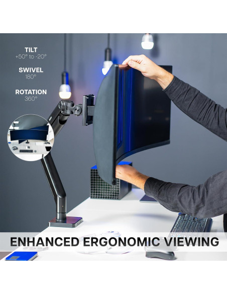 Soporte de Monitor VIVO STAND-V101E para Pantallas Ultra Anchas 49" Soporte de Monitor VIVO STAND-V101E para Pantallas Ultra Anchas 49"