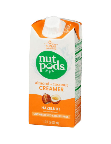 Crema a Base de Lácteos Nut Pods Avellana 330 ml