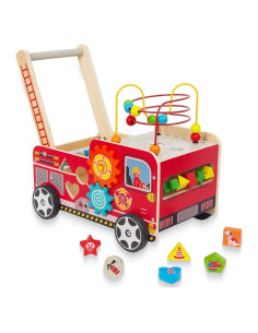 Andador de Madera Multifuncional para Niños - Juguete de Empuje