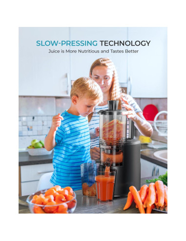 Extractor de Jugo EUHOMY MJ-01H 250W 2L Fácil Limpieza