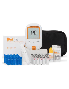 Kit de Monitoreo de Glucosa iPet PRO para Perros y Gatos