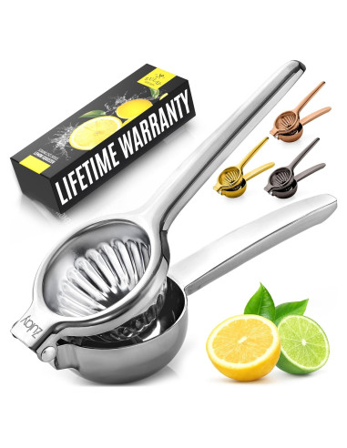 Exprimidor de Limón Manual Zulay Kitchen Acero Inoxidable 0.5L
