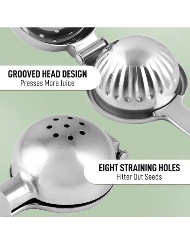 Exprimidor de Limón Manual Zulay Kitchen Acero Inoxidable 0.5L