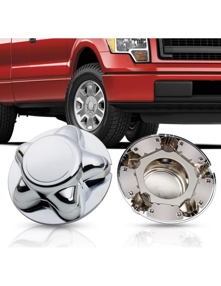 Tapas Centrales Cromadas B4B para Ford F150/Expedición 7"