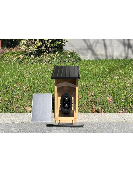 Comedero de Aves Inteligente ABRCT con Cámara Solar 2L