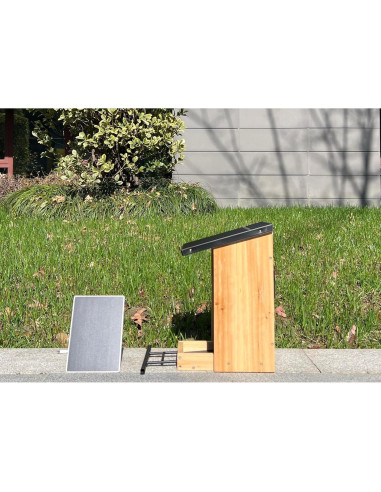 Comedero de Aves Inteligente ABRCT con Cámara Solar 2L