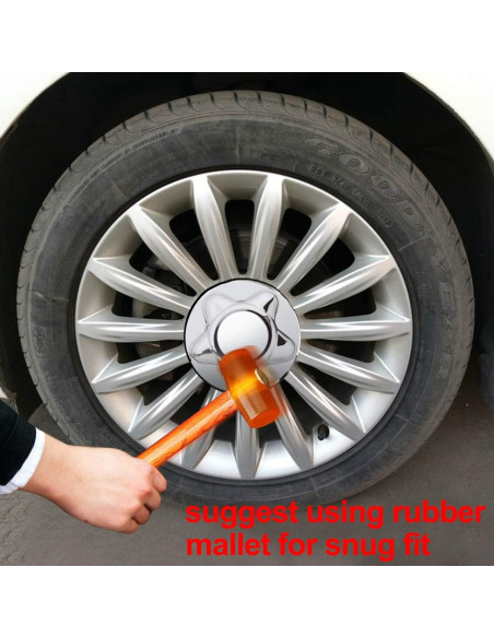 Tapas Centrales Cromadas B4B para Ford F150/Expedición 7"