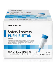 Lancetas McKesson 100 Unidades 23G para Diabetes