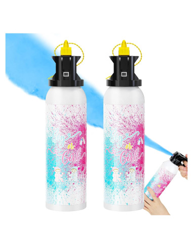 Extintores Revelación de Género 2 Piezas Azul 0.35 kg