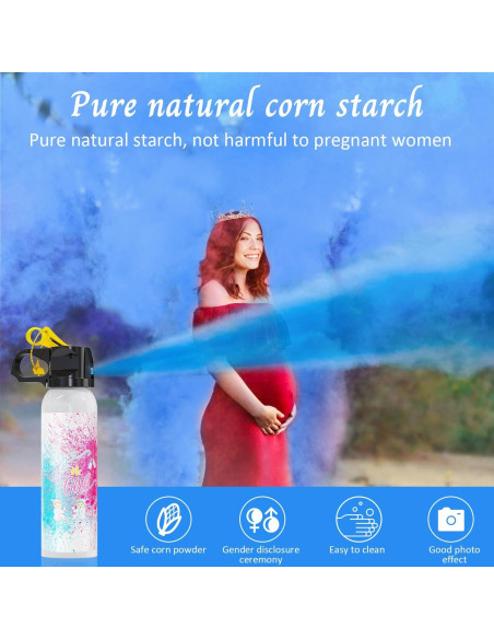 Extintores Revelación de Género 2 Piezas Azul 0.35 kg