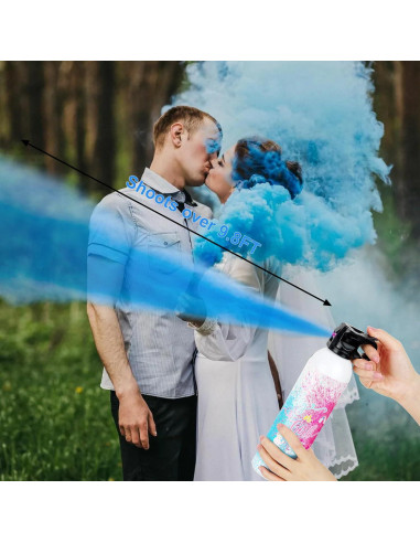 Extintores Revelación de Género 2 Piezas Azul 0.35 kg