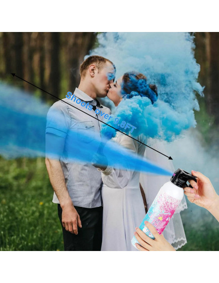 Extintores Revelación de Género 2 Piezas Azul 0.35 kg