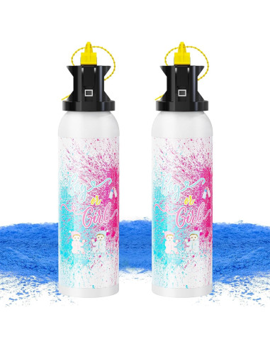 Extintores Revelación de Género 2 Piezas Azul 0.35 kg