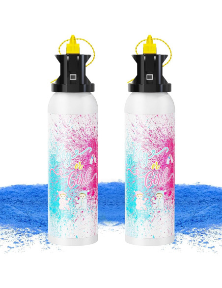 Extintores Revelación de Género 2 Piezas Azul 0.35 kg