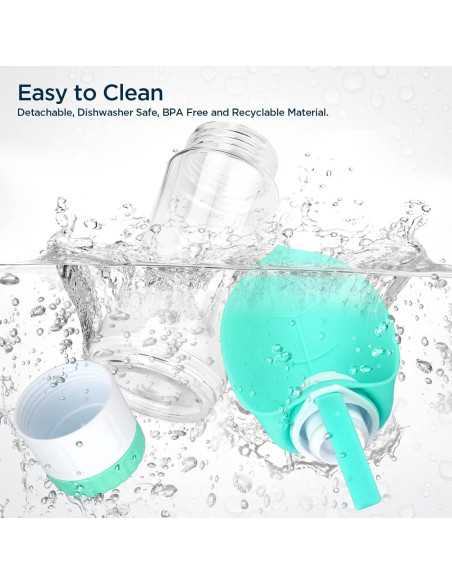 Botella de Agua para Perros Uppetly 354ml 2 en 1 Plegable