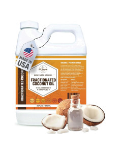 Aceite de Coco Fraccionado Orgánico 32 oz 100% Puro 33rd Parallel
