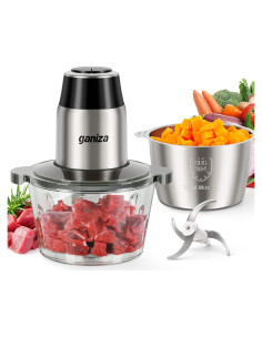 Procesador de Alimentos Ganiza GC10 450W 2 Cuencos 3.6L