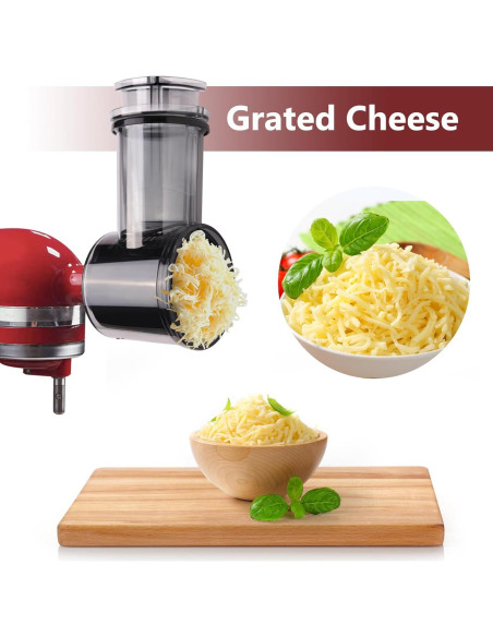 Rallador y Cortador LETOMS para Batidora KitchenAid - 5 Cuchillas