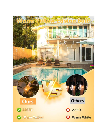 Bombillas Globo G40 Sunsgne 5W E12 C7 25 Unidades