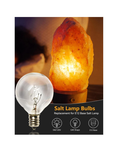 Bombillas Globo G40 Sunsgne 5W E12 C7 25 Unidades