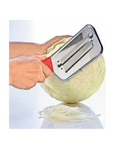 Cuchillo Cortador de Repollo YukaBa Acero Inoxidable Rojo-A