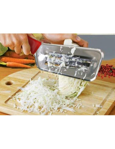 Cuchillo Cortador de Repollo YukaBa Acero Inoxidable Rojo-A