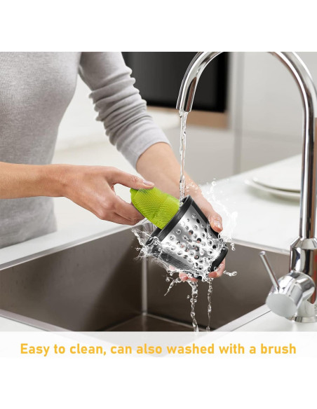 Rallador Eléctrico 5 en 1 Nictemaw 150W Acero Inoxidable