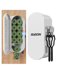 Dispensador de Bolsas de Excremento de Perro Guanpin Blanco