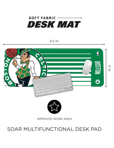 Alfombrilla SOAR NBA Boston Celtics 80x30 cm Antideslizante
