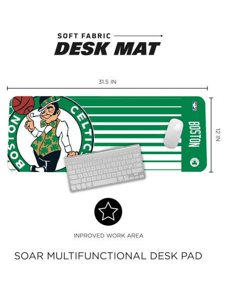 Alfombrilla SOAR NBA Boston Celtics 80x30 cm Antideslizante