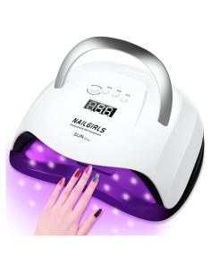 Lámpara de Uñas UV LED NAILGIRLS X PLUS 168W con Temporizador