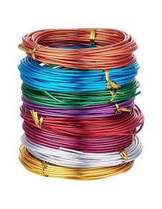 Alambre de Artesanía KISSITTY 12 Gauge 8 Colores 6m