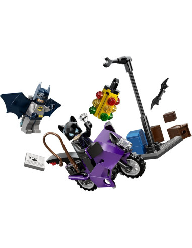 LEGO Super Héroes Catwoman Catcycle Ciudad 6858 - 2 Minifiguras