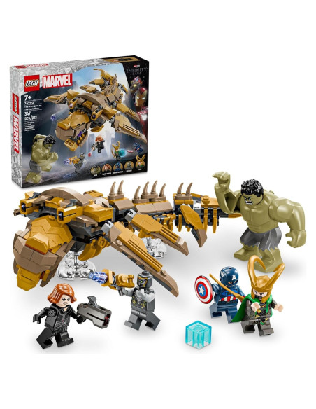 LEGO Marvel Vengadores vs Leviatán 76290, 347 Piezas